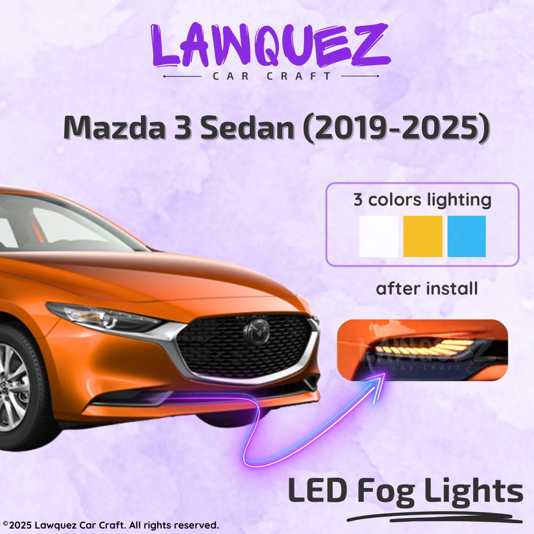 Mazda 3 Sedan (2019-2025) LED Fog Lights