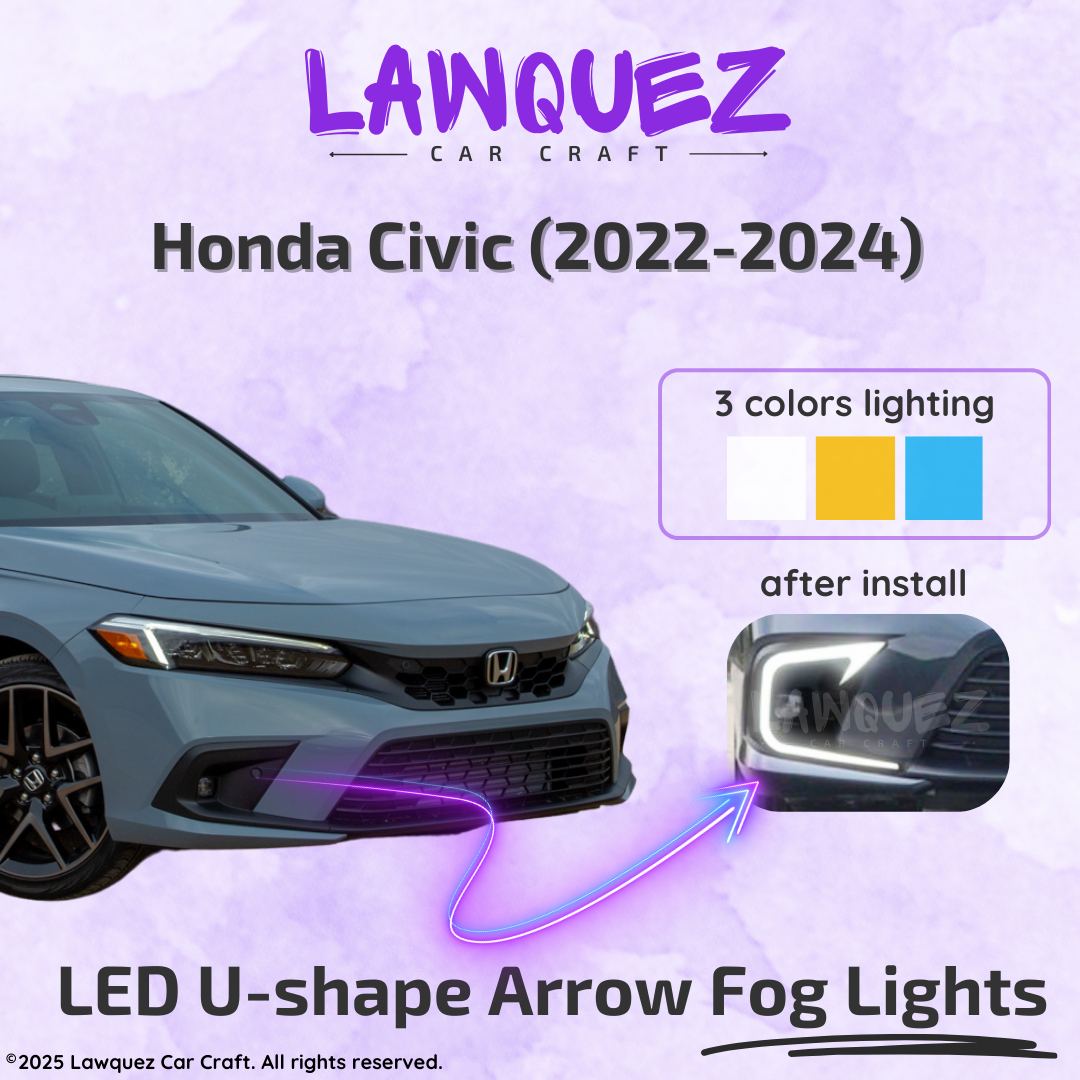 Honda Civic (2022-2024) LED U-shape Arrow Fog Lights