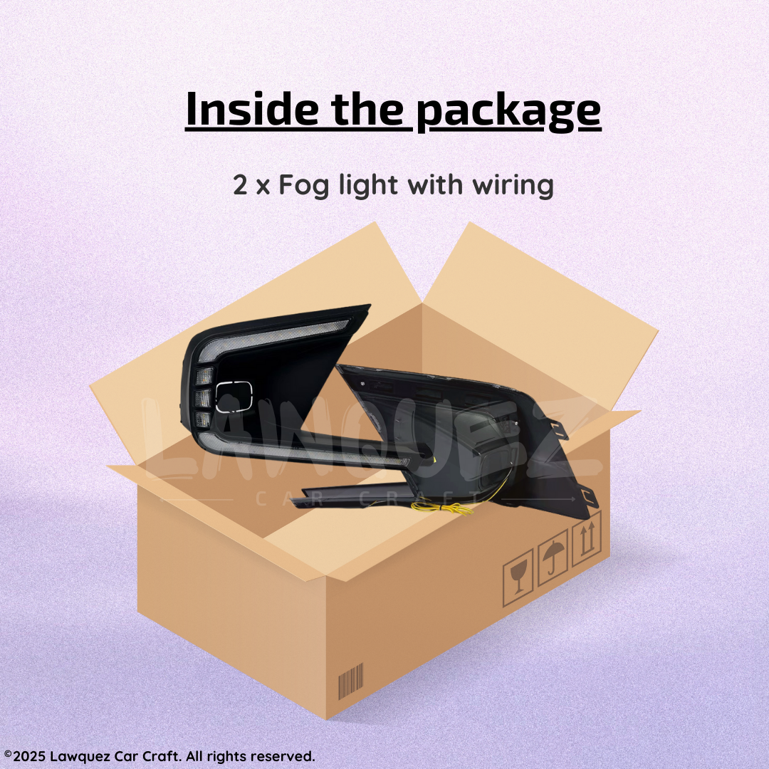 Honda Civic (2022-2024) LED C-shape Fog Lights
