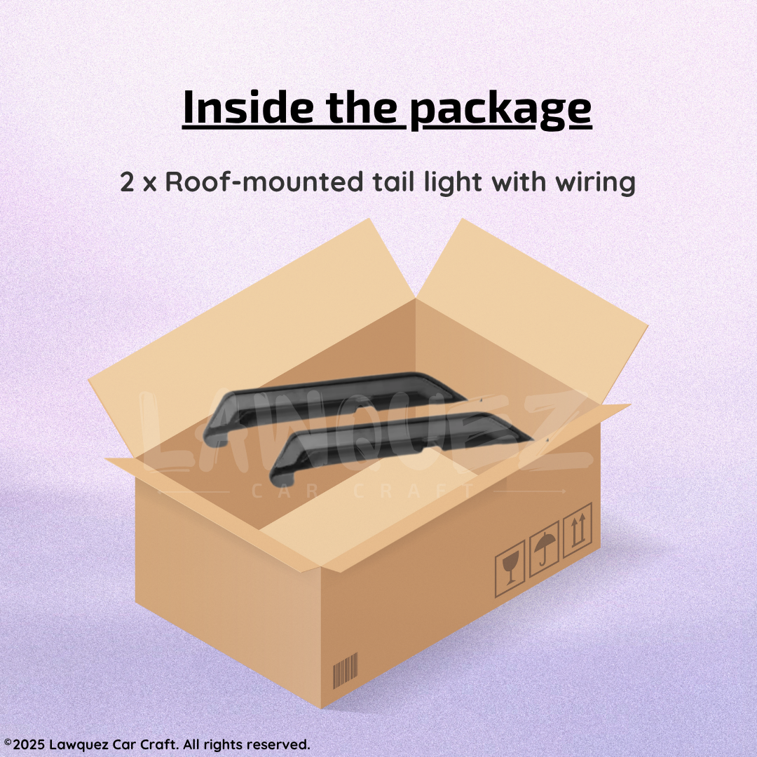 Jeep Wrangler JL (2018-2023) LED Roof-mounted Tail Lights