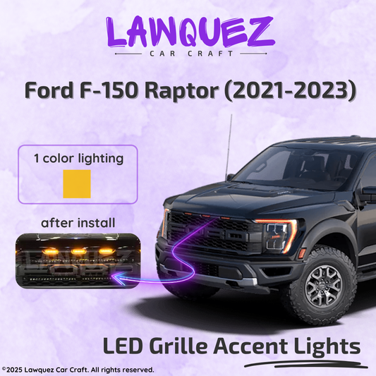 Ford F150 Raptor (2021-2023) LED Grille Accent Lights