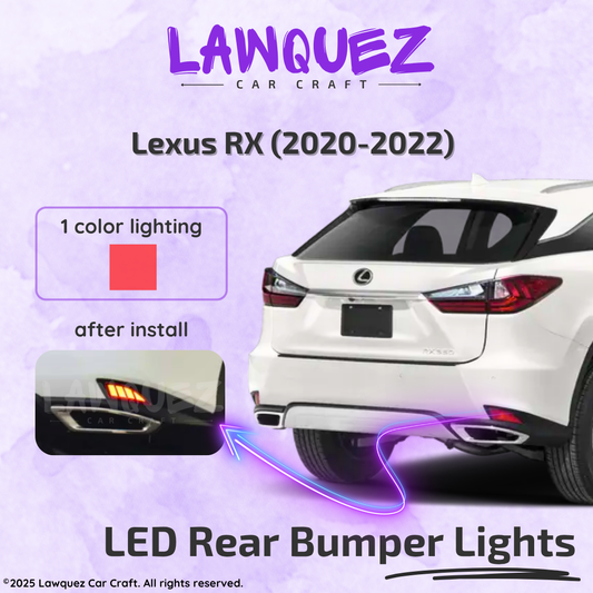 Lexus RX (2020-2022) LED Rear Bumper Lights