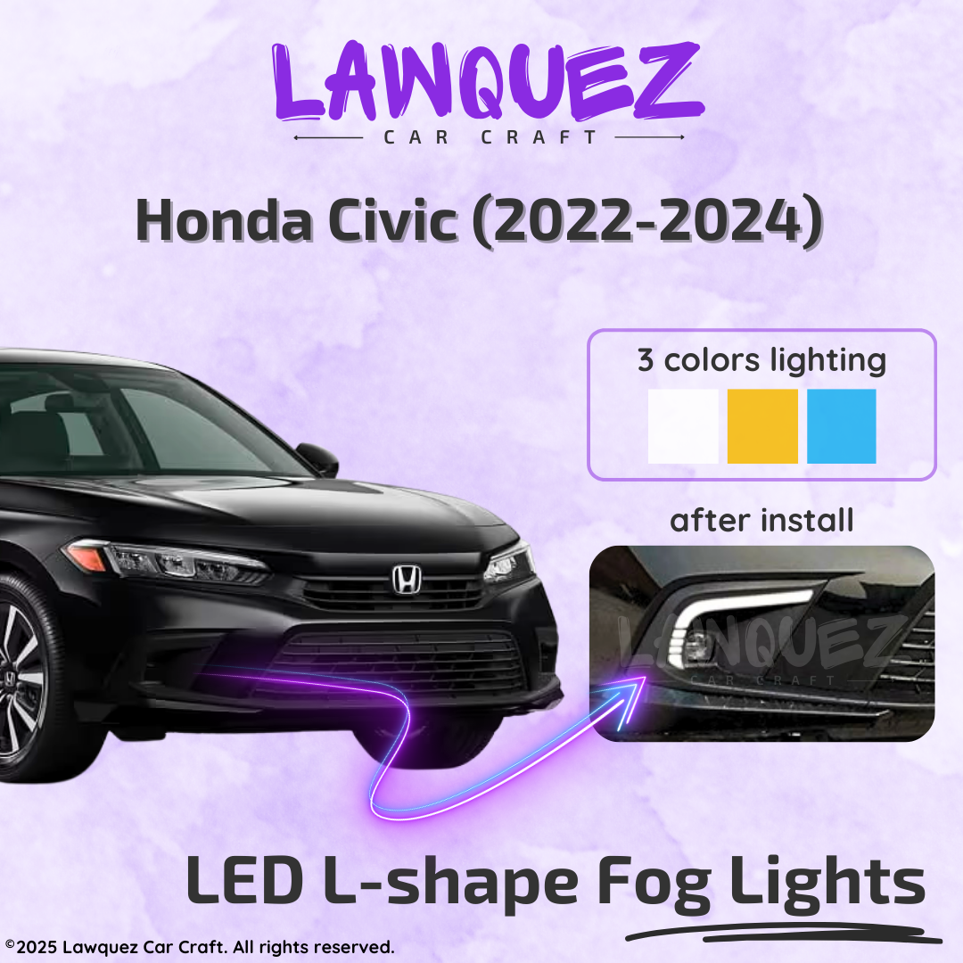 Honda Civic (2022-2024) LED L-shape Fog Lights