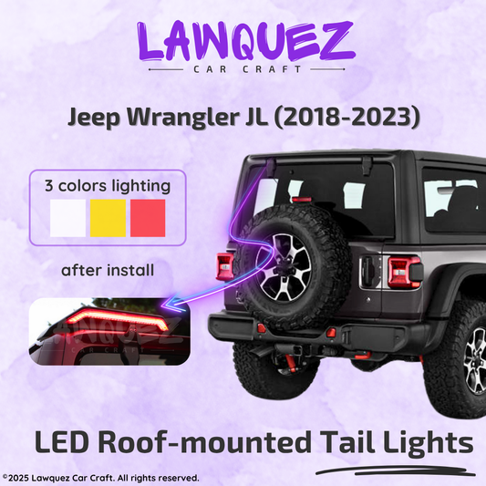 Jeep Wrangler JL (2018-2023) LED Roof-mounted Tail Lights