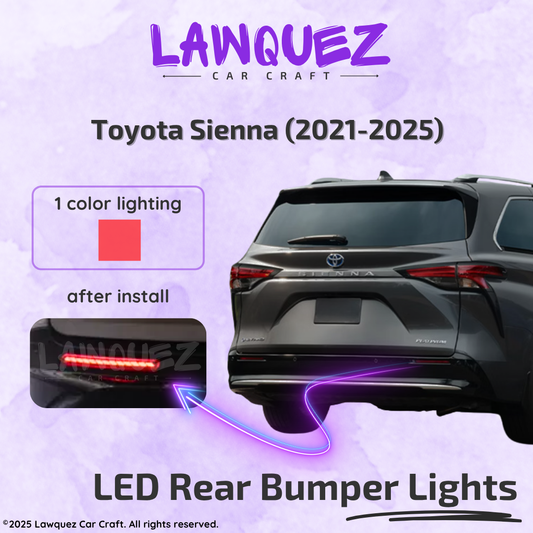 Toyota Sienna (2021-2025) LED Rear Bumper Lights