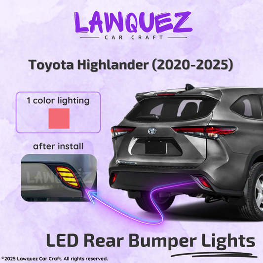 Toyota Highlander (2020-2025) LED Rear Bumper Lights