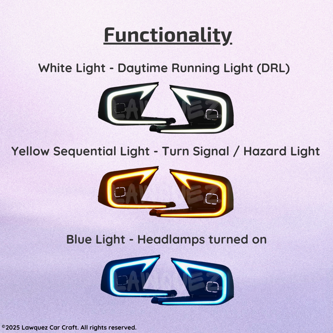 Honda Civic (2022-2024) LED U-shape Arrow Fog Lights
