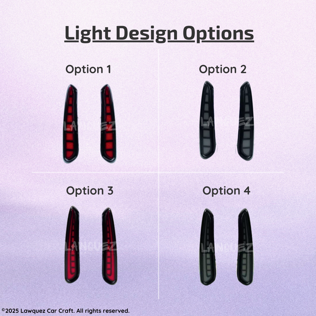 Honda Civic Type-R (2023-2024) LED Rear Bumper Lights
