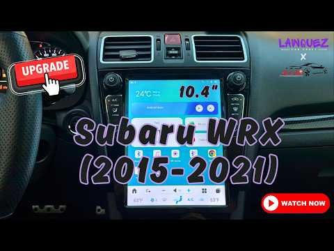 10.4” Tesla Style Screen for Subaru WRX (2015-2021)