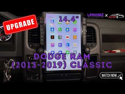 14.4” Tesla Style Screen for Dodge RAM Classic (2013-2019)